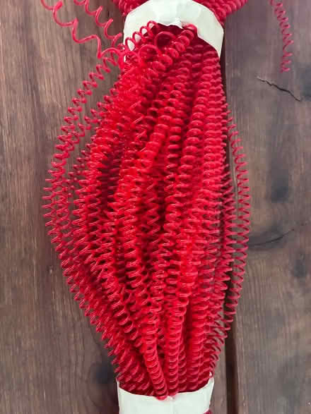 Photo of free Red plastic spirals (Teele Square) #2