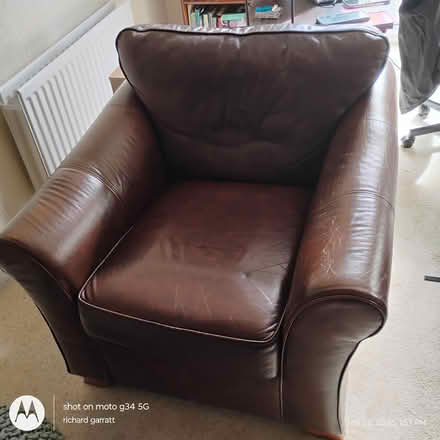 Photo of free Leather Sofa and Chair (NE3 Gosforth) #1