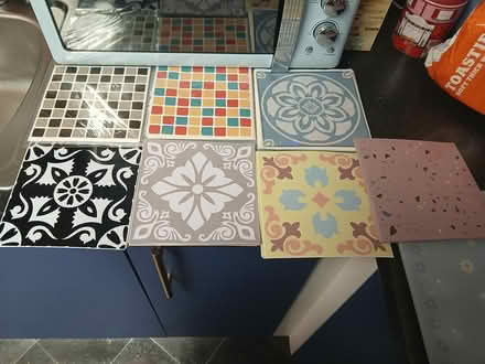 Photo of free Assorted Tile Stickers (Durham) #1
