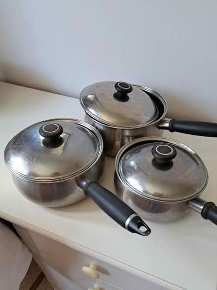 Photo of free Set of 3 Prestige pans (Ightham TN15) #2