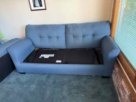 Photo of free Blue sofa bed (Castro Valley) #2