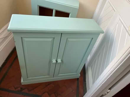 Photo of free pine cabinet and wall mounted glass cabinet (My Lord's Rock TN40) #1