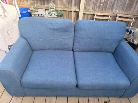 Photo of free Blue sofa bed (Stevenage SG1) #1