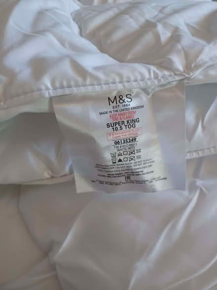 Photo of free Super king duvet (Kenilworth CV8) #2