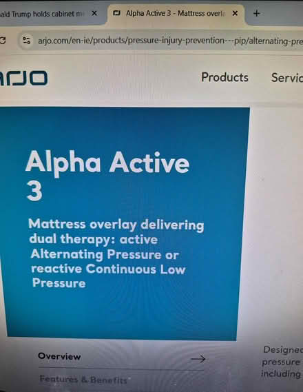 Photo of free Alpha Active 3 air mattress (Clonskeagh, Dublin 14.) #1