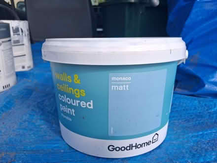 Photo of free 2.5 litre B&Q matt emulsion in "Monaco" blue (New Marston OX3) #1