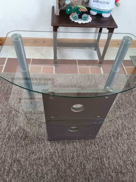 Photo of free TV glass stand (Newborough LL61) #2