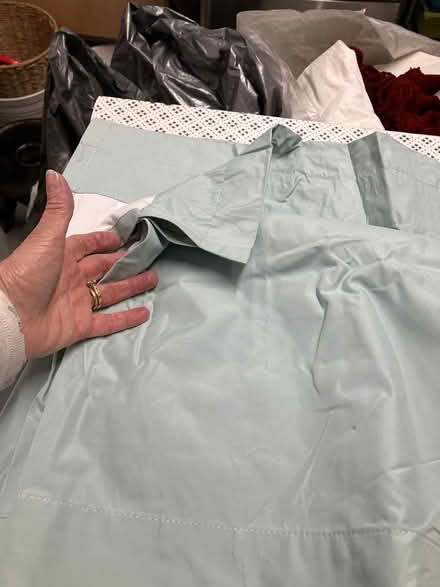 Photo of free Pair of green curtains (Beaconsfield HP9) #1