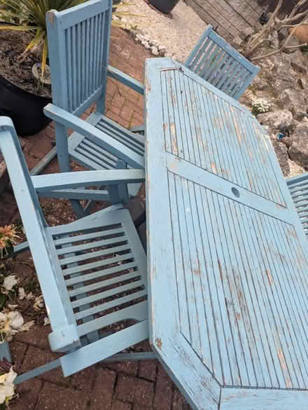 Photo of free Garden table and chairs (Stourport DY13) #3
