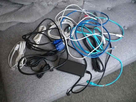 Photo of free Mixed bag of cables (Ware SG12) #1