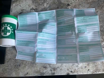 Photo of free Emergency med info tub (Hyde SK14) #1