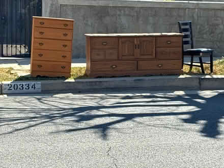 Photo of free Dresser, Chest of Drawers and Chair (Winnetka) #1