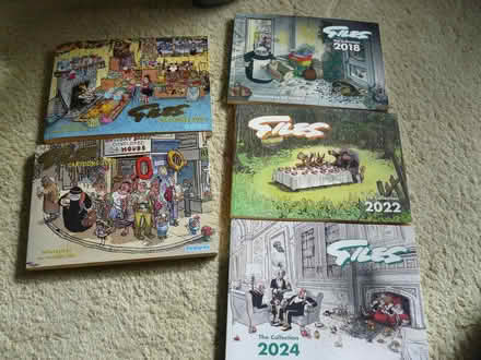 Photo of free 5 x Giles cartoon annuals/books - assorted years (Kempsey WR5) #1