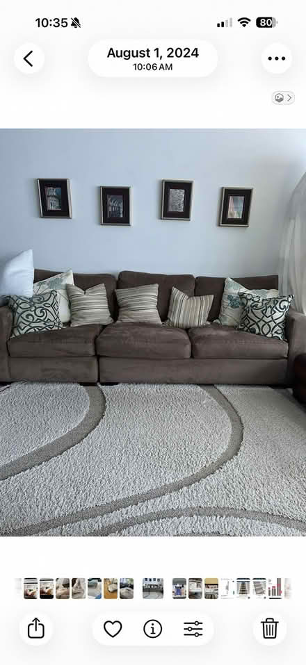 Photo of free 9x12 two tone rug (Bainbridge Island) #1