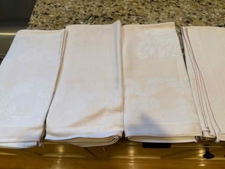 Photo of free 9 damask cloth napkins (Winchester on Arlington line) #1