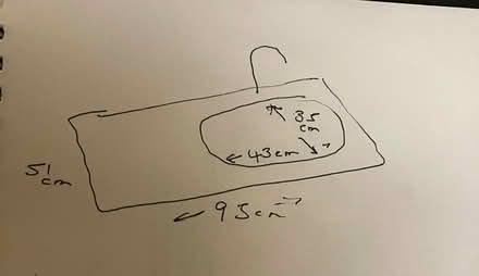 Photo of free Single sink, Almost New, Complete with Tap (High Bentham LA2) #3