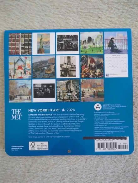 Photo of free 2026 Calendar: New York in Art (Glen Rock) #2