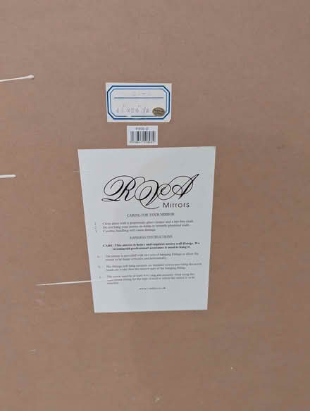 Photo of free 2 Large mirrors (Rotherhithe SE16) #2