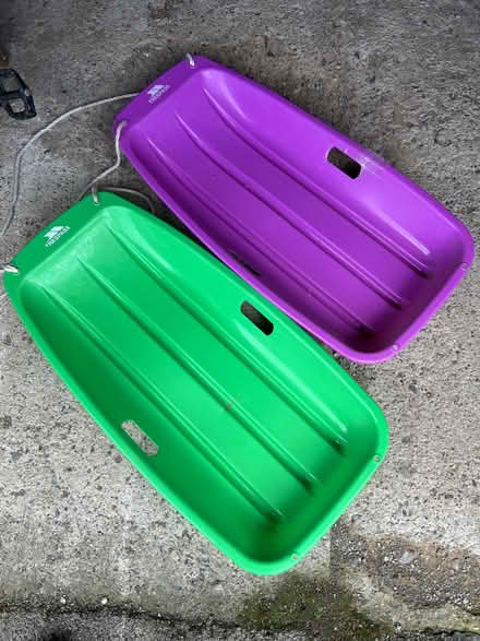 Photo of free Kids sledge trays (Alfrick WR6) #1