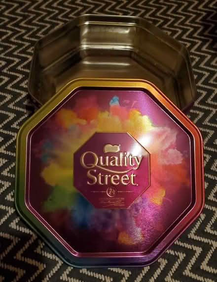 Photo of free Empty quality street tin (Dyke Road area BN1) #1