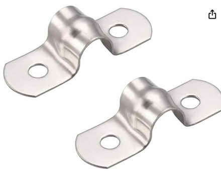 Photo of free Opened Bag of 2 Hole U Brackets (16 in bag) (Southfields SW19) #2