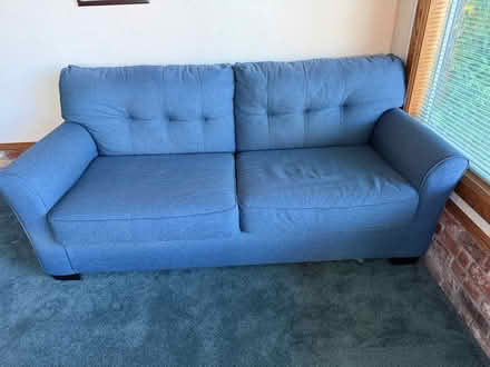 Photo of free Blue sofa bed (Castro Valley) #1