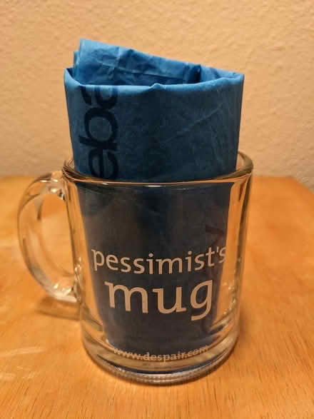 Photo of free Pessimist's Mug (Capitol Hill) #1