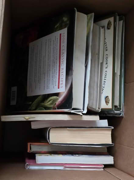 Photo of free Box full of cookery books (Summersdale PO19) #1