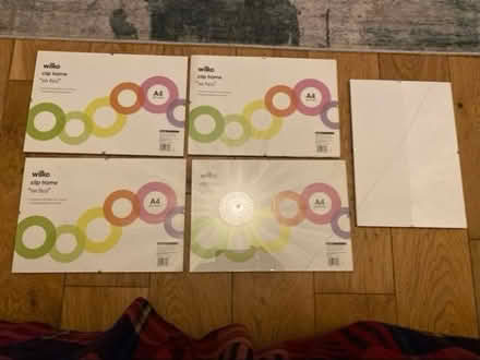 Photo of free A4 Clip Frames x 5 (Cheshunt En8) #1