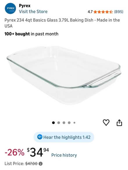 Photo of free Serving tray,Pyrex casserole dishes (South Evanston) #3