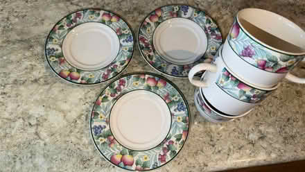 Photo of free 3 cups & saucers. Never used (Welling DA16) #3