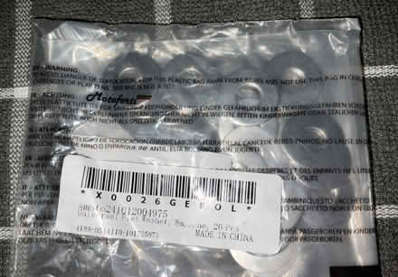 Photo of free Unopened Bag of Universal Flat Washes 8mm ID (8mm Hole) (Southfields SW19) #2
