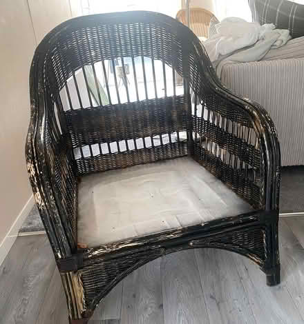 Photo of free 2 large Wicker Chairs (Hurlston L40) #3