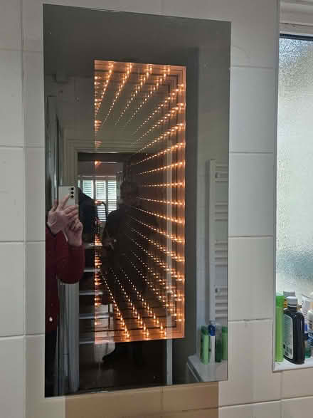 Photo of free Bathroom mirror with decorative lights (Newton WA6) #1