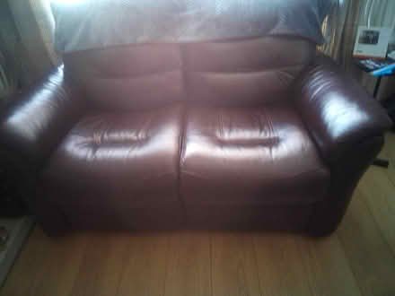 Photo of free Leather recliner 3 piece suite (Saltney Chester CH4) #3