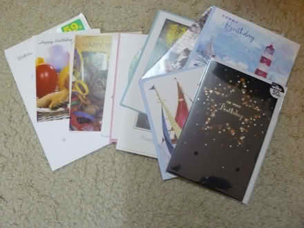 Photo of free 11 assorted unused Birthday cards (Kempsey WR5) #1