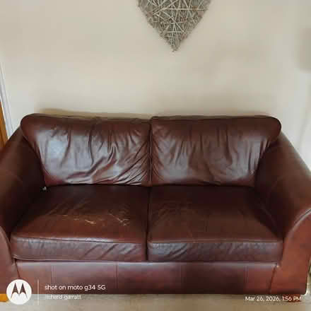 Photo of free Leather Sofa and Chair (NE3 Gosforth) #3