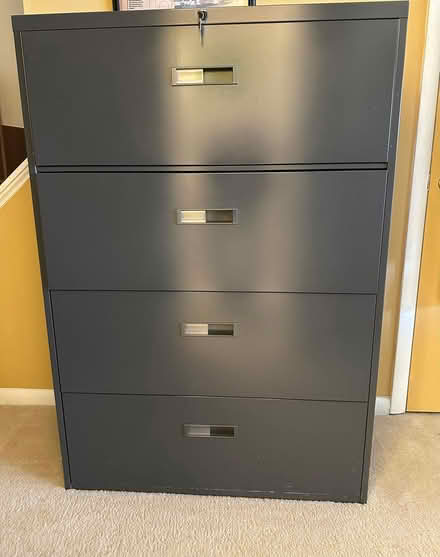 Photo of free 4-Drawer Lateral File Cabinet (Germantown 20874) #1