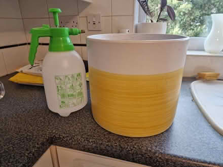 Photo of free Large ceramic planter + mister (Bournemouth BH2) #2