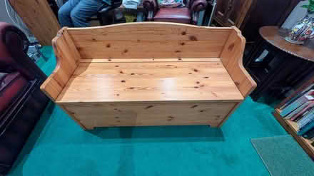 Photo of free IKEA pine storage bench (Bollington SK10) #1