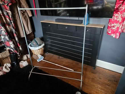 Photo of free Metal clothes rail (BS5) #1