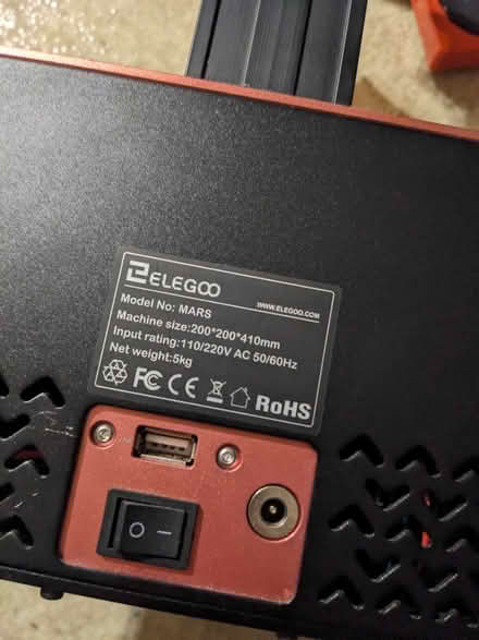 Photo of free Broken resin 3D printer (Abington) #4