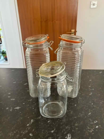 Photo of free Glass storage jars (SW18) #1