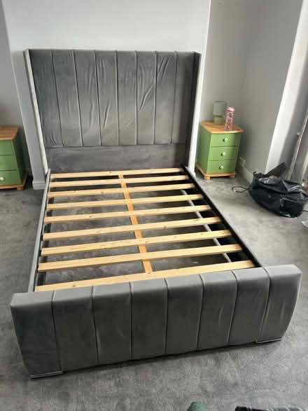 Photo of free Double Bed Grey (CH42) #2