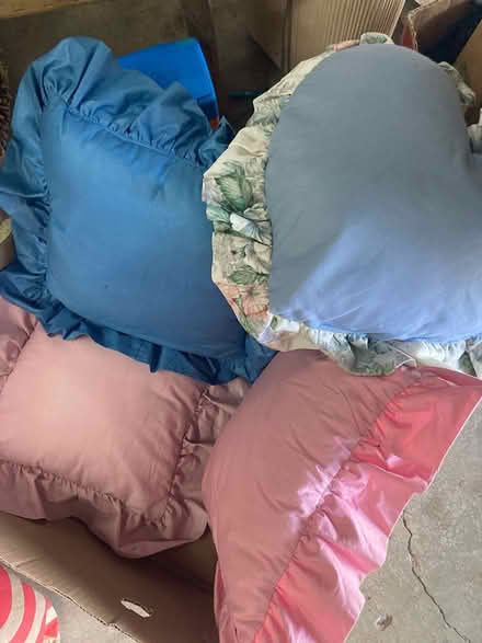 Photo of free Pillows red blue orange pink (Foothill Boulevard Cupertino) #4