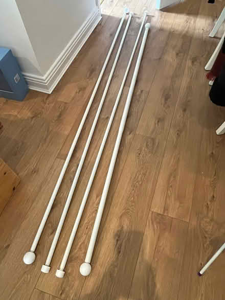 Photo of free Curtains poles/ rails (extendable) (Blackrock) #2