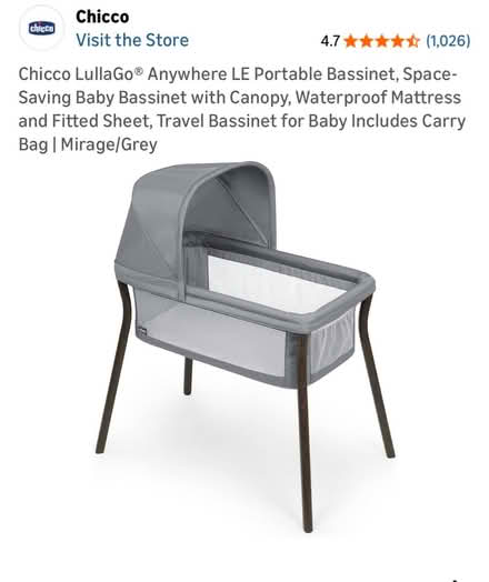 Photo of free Chicco Lullago Bassinet (Santa Monica Blvd./Highland) #1