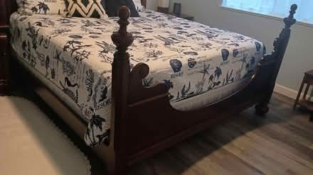 Photo of free King bedframe with 2 bedside tables (N Hobe Sound - Seabranch area) #4
