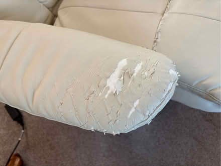Photo of free Recliner chair - leather peeling (Lyneham SN15) #3