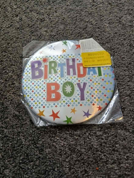 Photo of free Birthday boy badge (Weeke SO22) #1